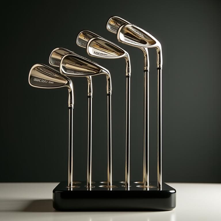 Premium ceramic golf clubs display